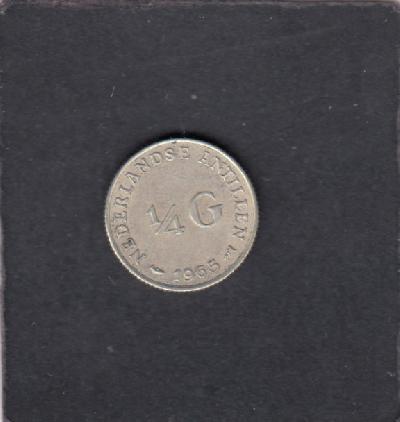 Beschrijving: 1/4 Gulden 